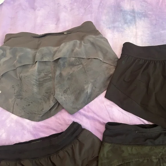 Lululemon Speed up Shorts - size 4 & 6 camo grey black - Picture 3 of 8